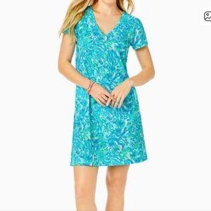 Lilly Pulitzer Etta V Neck Dress - Women's Size Large